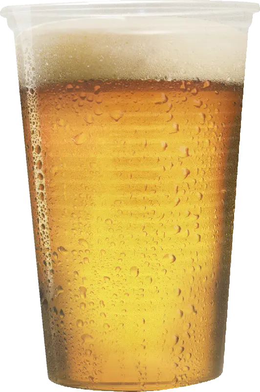 Engangs fadølsglas 40 cl